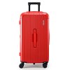 wanderlite 28 trunk luggage suitcase travel 5 wheels type c port tsa red"