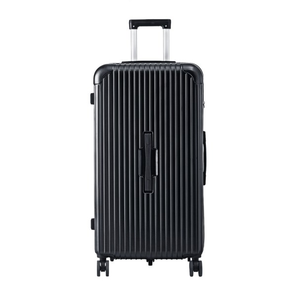 wanderlite 32 trunk luggage suitcase travel 5 wheels type c port tsa black"