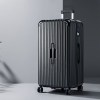 wanderlite 32 trunk luggage suitcase travel 5 wheels type c port tsa black"