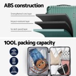 wanderlite 28'' luggage travel suitcase set tsa carry on hard case green wanderlite 28'' luggage travel suitcase set tsa carry on hard case green