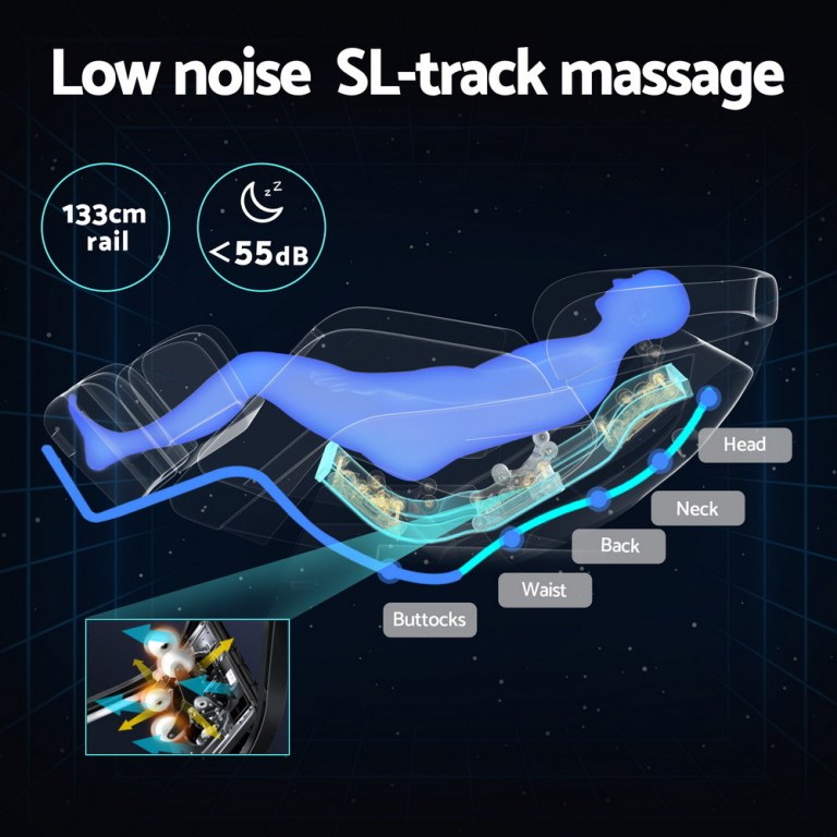 livemor massage chair electric recliner home massager 3d roli