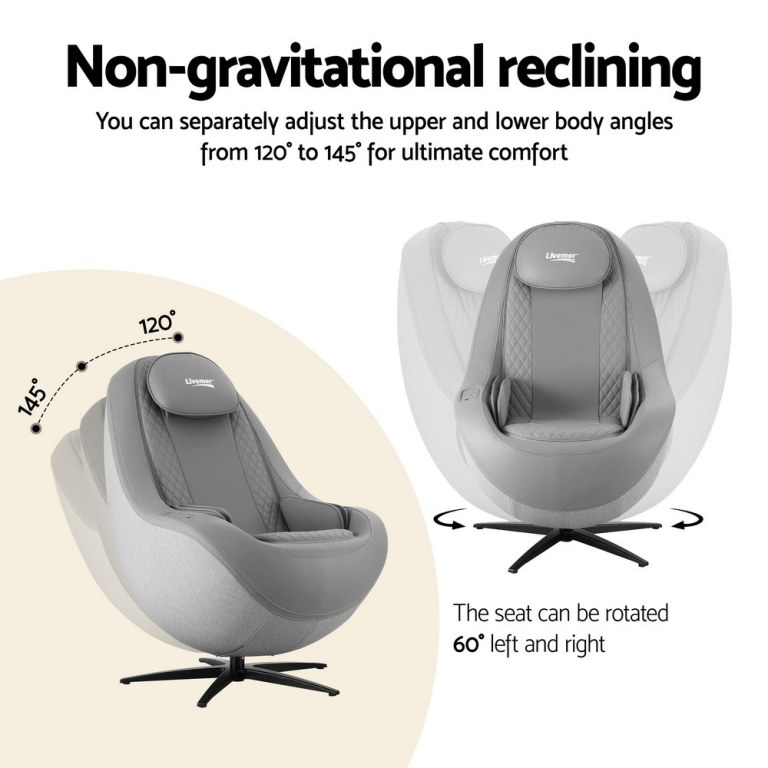 livemor massage chair electric recliner home massager 3d roli