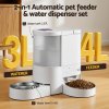 i.pet automatic pet feeder water dispenser 2 in 1 smart wifi dog cat food 4l