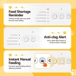 i.pet automatic pet feeder water dispenser 2 in 1 smart wifi dog cat food 4l