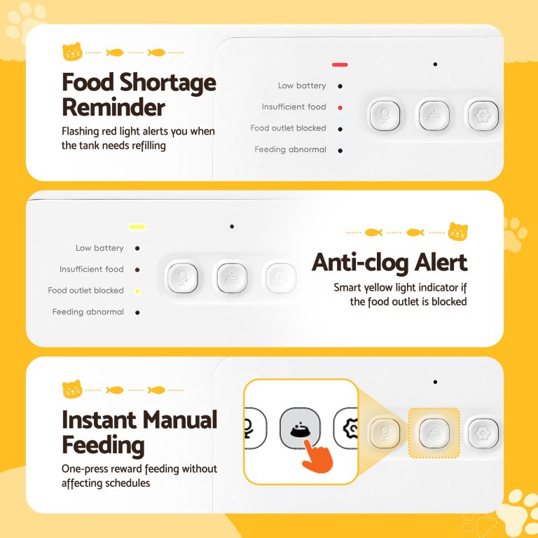 i.pet automatic pet feeder water dispenser 2 in 1 smart wifi dog cat food 4l