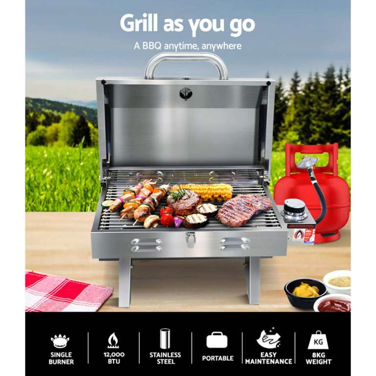 grillz portable gas bbq grill