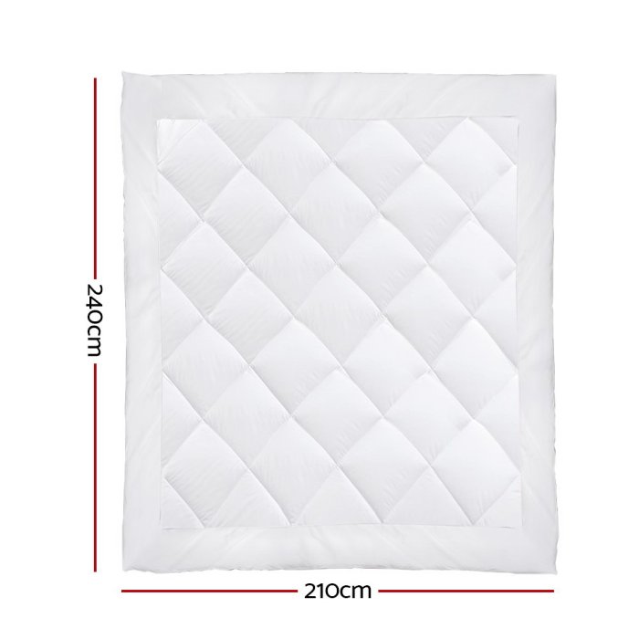 giselle bedding 800gsm microfibre bamboo quilt king