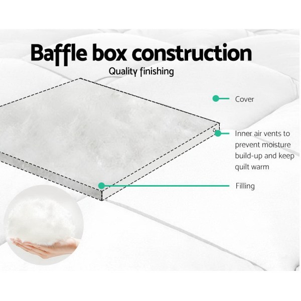 giselle bedding 800gsm microfibre bamboo quilt king giselle bedding 800gsm microfibre bamboo quilt king