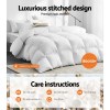 giselle bedding 800gsm goose down feather quilt king