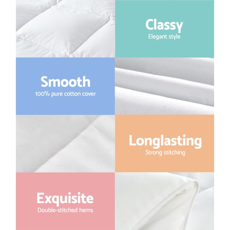 giselle bedding 800gsm goose down feather quilt queen