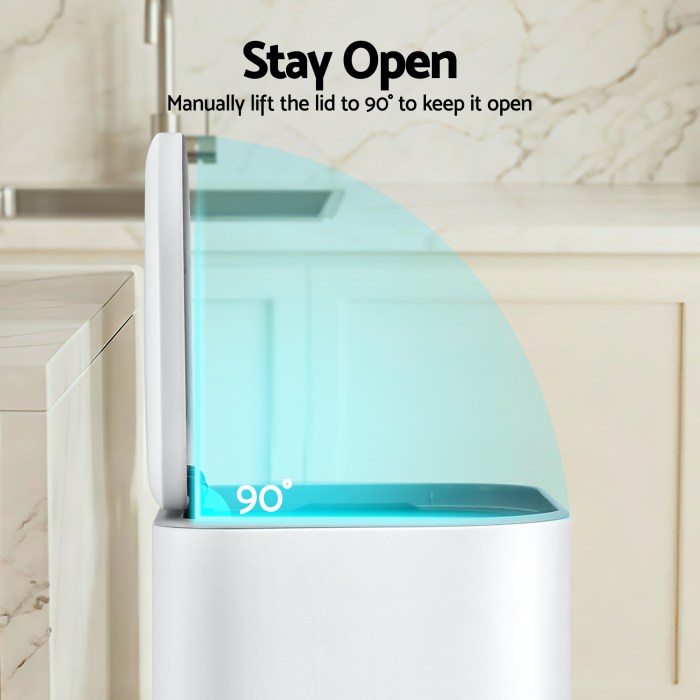 cefito kitchen trash can 40l pedal bins rubbish bin steel with soft close lid, removable inner bucket, rectangular garbage can recycling bin, white cefito kitchen trash can 40l pedal bins rubbish bin steel with soft close lid, removable inner bucket, rectangular garbage can recycling bin, white