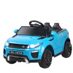 rigo kids electric ride on car suv range rover inspired toy cars remote 12v blue