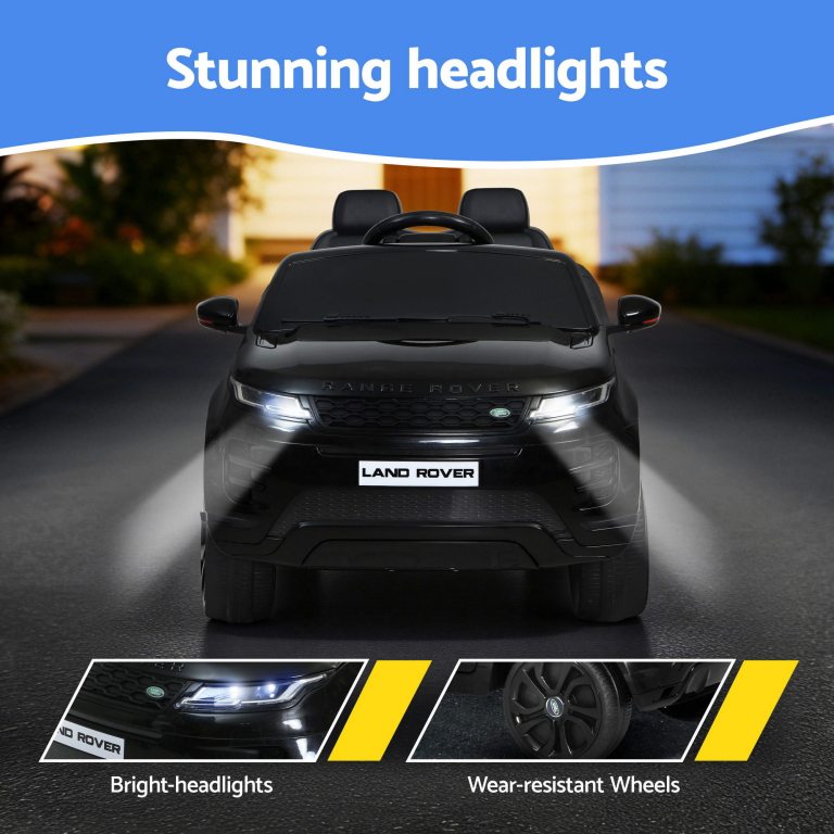 kids electric ride on car land rover licensed toy cars remote 12v battery black kids electric ride on car land rover licensed toy cars remote 12v battery black