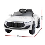 rigo kids electric ride on car cars music headlight remote control 12v white rigo kids electric ride on car cars music headlight remote control 12v white