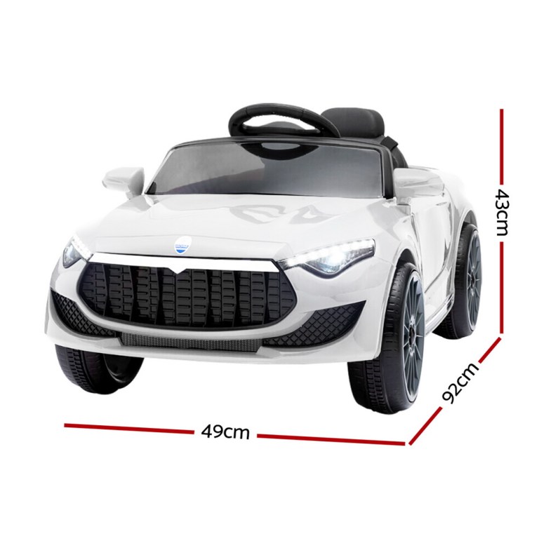 rigo kids electric ride on car cars music headlight remote control 12v white rigo kids electric ride on car cars music headlight remote control 12v white