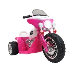 rigo kids electric ride on patrol police car harley inspired 6v pink rigo kids electric ride on patrol police car harley inspired 6v pink