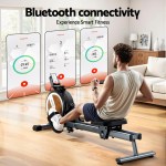 everfit 16 level magnetic rowing machine for home with app connect walnut everfit 16 level magnetic rowing machine for home with app connect walnut