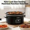 devanti 5.6l slow cooker electric multi cooker with 3 heat settings and keep warm function