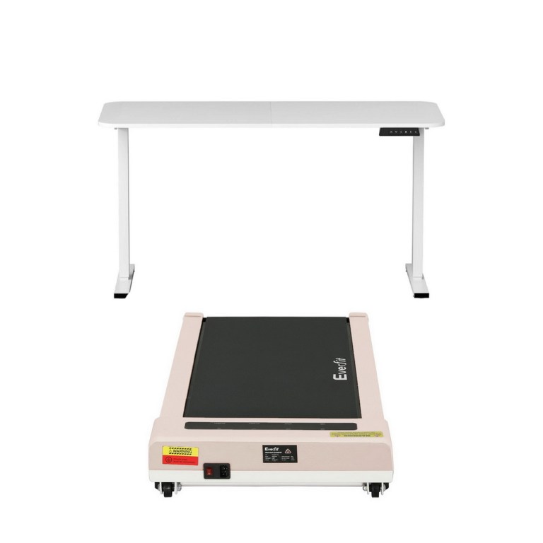 artiss electric treadmill with 140cm automatic standing desk walking pad 360mm artiss electric treadmill with 140cm automatic standing desk walking pad 360mm