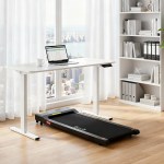 artiss electric treadmill with 140cm automatic standing desk walking pad 400mm artiss electric treadmill with 140cm automatic standing desk walking pad 400mm