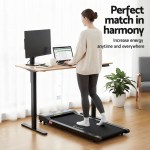 artiss electric treadmill with 120cm automatic standing desk walking pad 400mm artiss electric treadmill with 120cm automatic standing desk walking pad 400mm