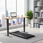 artiss electric treadmill with 120cm automatic standing desk walking pad 400mm artiss electric treadmill with 120cm automatic standing desk walking pad 400mm