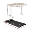 artiss electric treadmill with 120cm automatic standing desk walking pad 400mm artiss electric treadmill with 120cm automatic standing desk walking pad 400mm