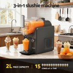 devanti 5in1 slushie machine ice cream maker 2l grey devanti 5in1 slushie machine ice cream maker 2l grey