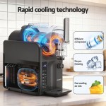 devanti 5in1 slushie machine ice cream maker 2l grey devanti 5in1 slushie machine ice cream maker 2l grey