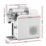 devanti 5in1 slushie machine ice cream maker 2l white