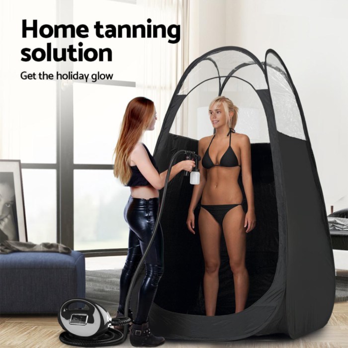professional spray tan machine black