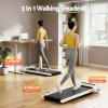 everfit treadmill electric walking pad incline under desk home gym 380mm white everfit treadmill electric walking pad incline under desk home gym 380mm white