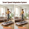 everfit treadmill electric walking pad under desk home gym fitness 400mm pink everfit treadmill electric walking pad under desk home gym fitness 400mm pink