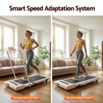 everfit treadmill electric walking pad under desk home gym fitness 400mm pink everfit treadmill electric walking pad under desk home gym fitness 400mm pink