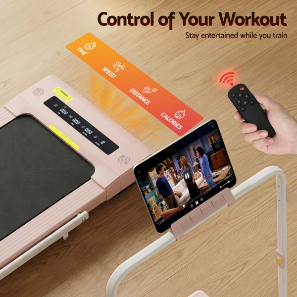everfit treadmill electric walking pad under desk home gym fitness 400mm pink everfit treadmill electric walking pad under desk home gym fitness 400mm pink
