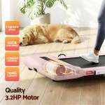 everfit treadmill electric walking pad under desk home gym fitness 400mm pink everfit treadmill electric walking pad under desk home gym fitness 400mm pink