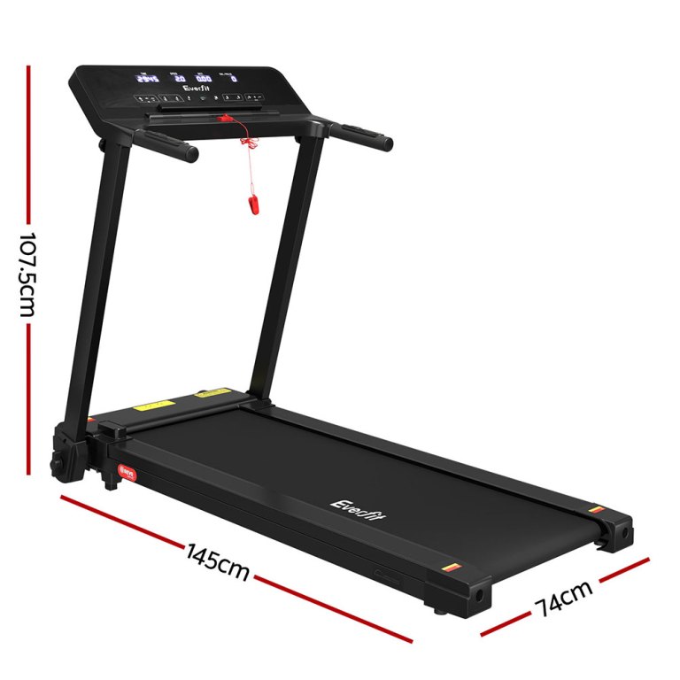 everfit treadmill electric home gym fitness exercise knob foldable 420mm black everfit treadmill electric home gym fitness exercise knob foldable 420mm black