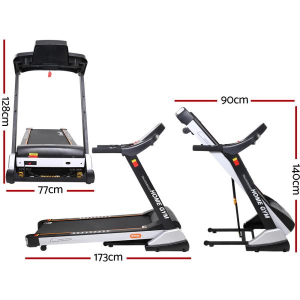 everfit treadmill electric auto incline spring home gym fitness exercise 480mm everfit treadmill electric auto incline spring home gym fitness exercise 480mm