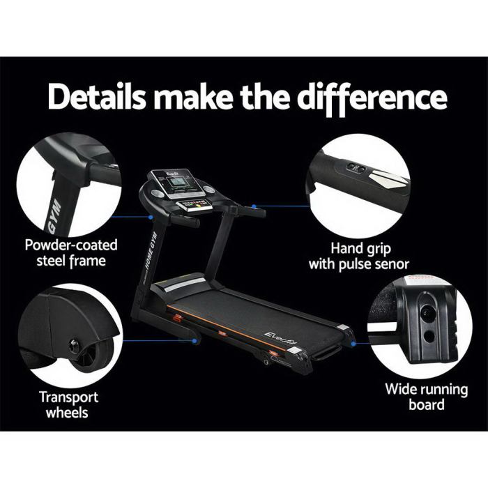 everfit treadmill electric home gym fitness exercise machine hydraulic 420mm everfit treadmill electric home gym fitness exercise machine hydraulic 420mm