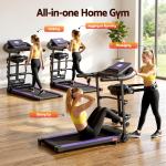 everfit treadmill electric home gym fitness exercise machine w/ massager 400mm everfit treadmill electric home gym fitness exercise machine w/ massager 400mm