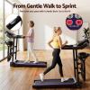 everfit treadmill electric home gym fitness exercise machine w/ massager 400mm