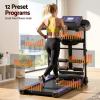 everfit treadmill electric home gym fitness exercise machine w/ massager 400mm