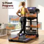 everfit treadmill electric home gym fitness exercise machine w/ massager 400mm everfit treadmill electric home gym fitness exercise machine w/ massager 400mm