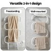 devanti heated towel rail freestanding wall mounted s shape electric warmer rack devanti heated towel rail freestanding wall mounted s shape electric warmer rack
