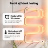 devanti heated towel rail freestanding wall mounted s shape electric warmer rack devanti heated towel rail freestanding wall mounted s shape electric warmer rack