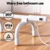 devanti heated towel rail freestanding wall mounted s shape electric warmer rack devanti heated towel rail freestanding wall mounted s shape electric warmer rack