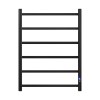 devanti heated towel rail 6 round bars with timer electric heater warmer rack devanti heated towel rail 6 round bars with timer electric heater warmer rack