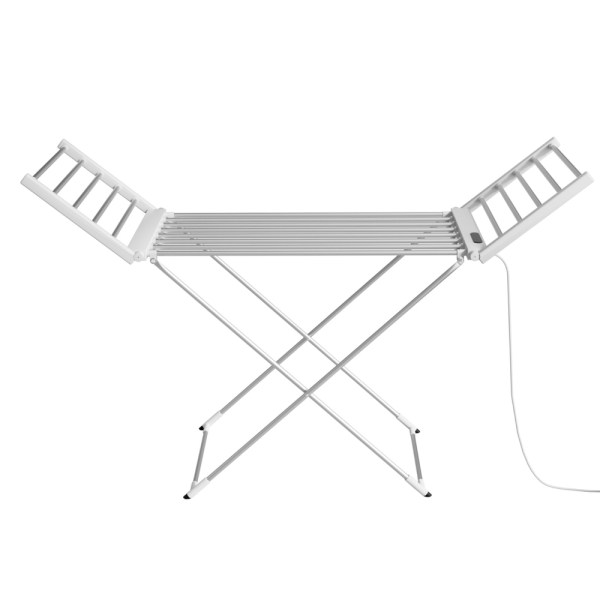 devanti foldable electric heated towel rail rack with 24h timer devanti foldable electric heated towel rail rack with 24h timer