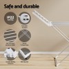 devanti foldable electric heated towel rail rack with 24h timer devanti foldable electric heated towel rail rack with 24h timer