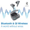 laser wireless gaming anc earphones black